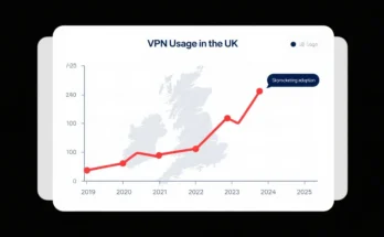 VPN usage in the UK graph for illustration purposes.