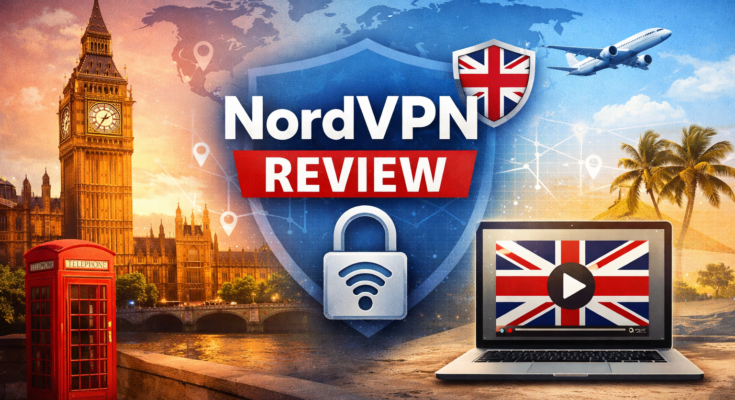 NordVPN for UK review illustration